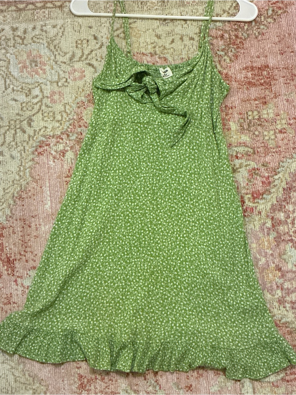 Cotton On Green Floral Mini Dress